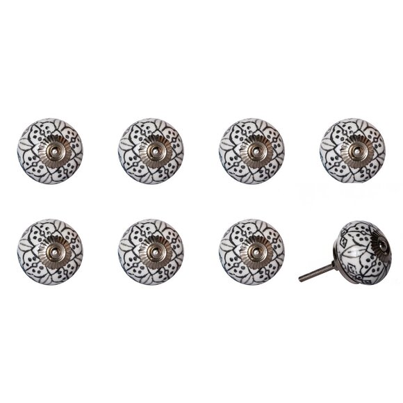 Knob-It Home Decor Classic Cabinet & Drawer Knobs | 8-Piece | K000010 - Picture 1 of 2